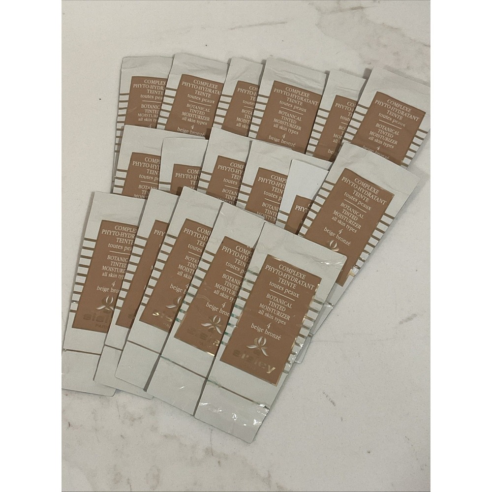 Vintage Lot Sisley Paris Tinted Moisturizer 4 Beige Bronze 17 Samples 0.07 OZ - Picture 6 of 7